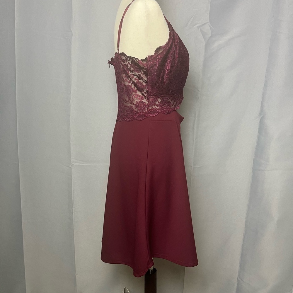 O’DELILAH PROM DRESS Mid length dress with cut out middle EUC - Picture 13 of 17